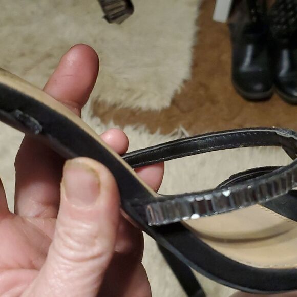 Sequin prom dance style heels size 8 - Picture 10 of 11